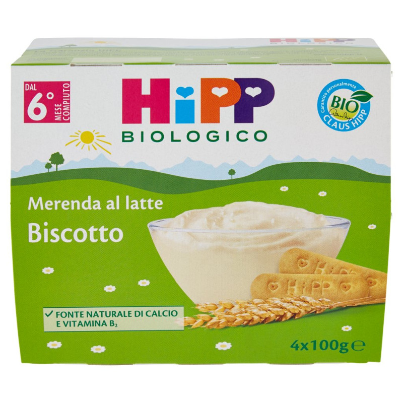 HiPP: Pappa Lattea ai Biscotti Bio