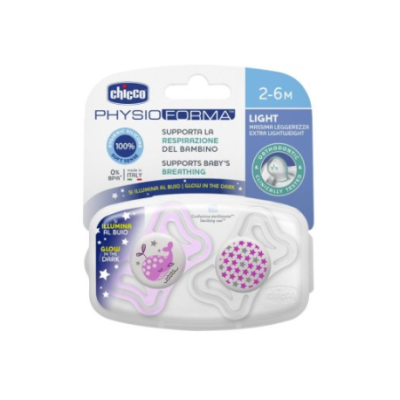 Chicco Chupete Physioforma Luminoso 2-6 m